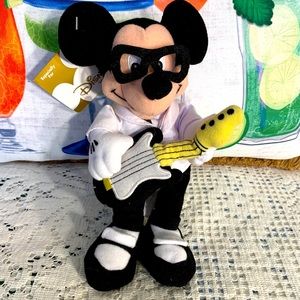 50s Vintage Mickey Bean Bag Plush, 8”, NWT